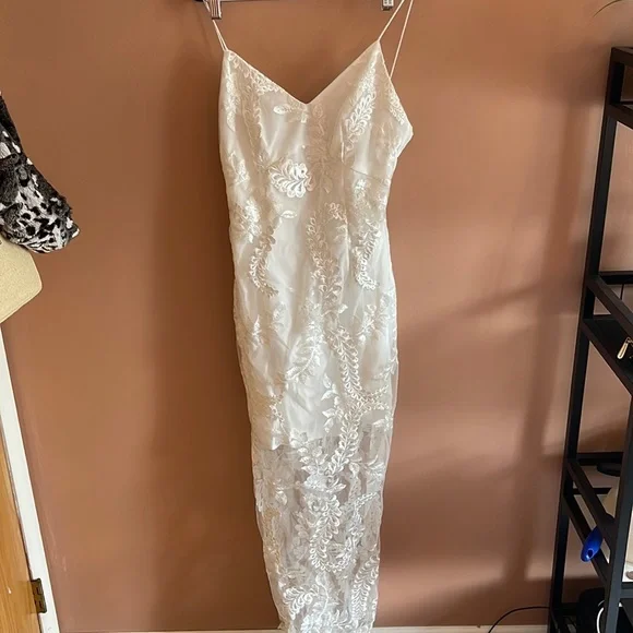 NWT Paulette Elliatt White Dress - Picture 3 of 7